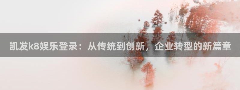 69066永盈官网玩法：凯发k8娱乐登录：从传统到创新，企业转型的新篇章